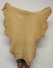 SMOKE BUCKSKIN Leather Hide for Native Crafts Laces Pipe Bags Regalia Pelt Skins