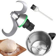 Edelstahl Teigmischmesser Schnelle Reinigung Teigmesser für Thermomix TM6 TM5