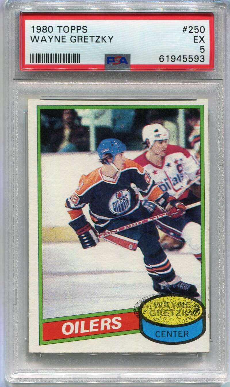 1980-81 Topps 250 Wayne Gretzky UER PSA 5 EX 61945593