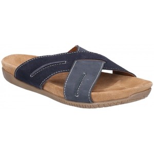 navy blue hush puppies