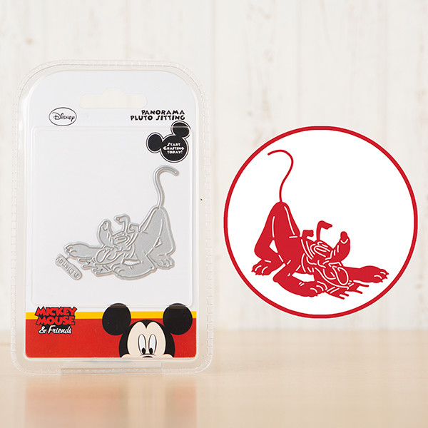 Disney PANORAMA PLUTO SITTING Die From the Vintage Mickey Mouse & Friends Range