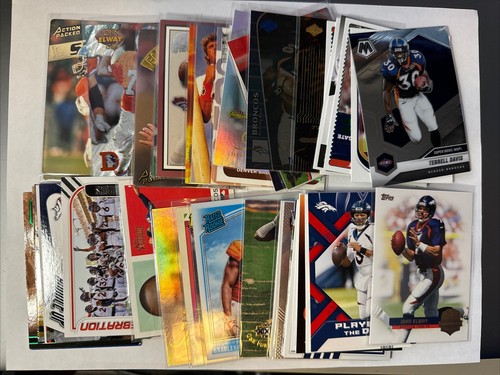 (50) Lot of DENVER BRONCOS Football Cards 50%HOFers/ELWAY/DAVIS/SHARPE/etc - Picture 2 of 2