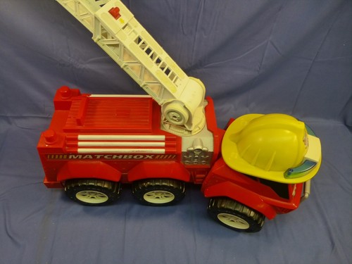 Giant Matchbox Hero Hauler Steer-N-Store Fire Truck Large Push Walk Behind Toy - Picture 14 of 17