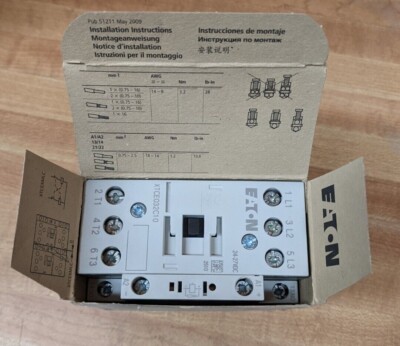 1PCS New Eaton Moeller DILM32-10 RDC24 XTCE032C10TD Contactor 24-27VDC Brand