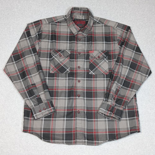 Camisa de franela DIXXON Heritage para hombre XL con botones a cuadros manga larga - Imagen 11 de 12