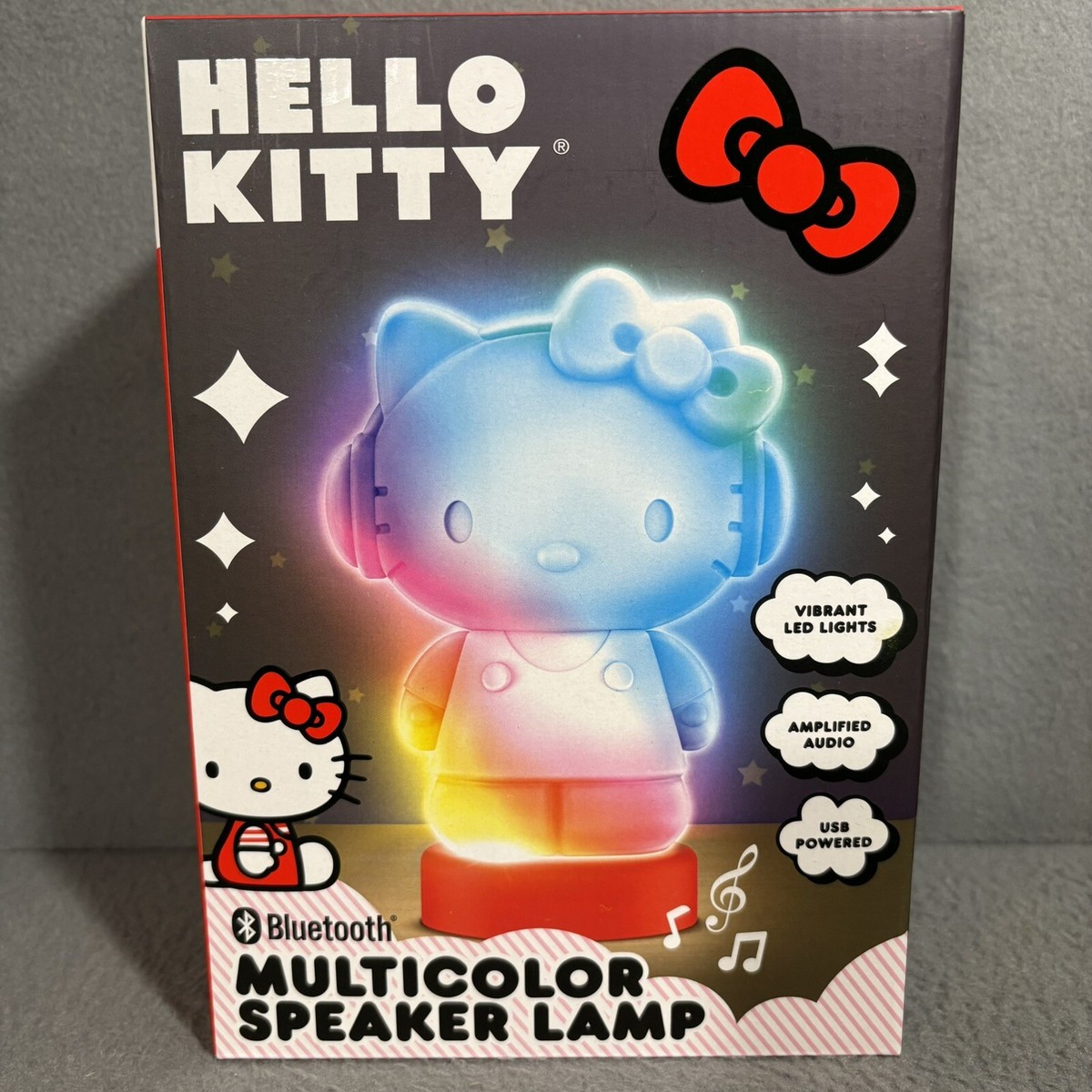 Sanrio Hello Kitty Bluetooth Glowing Speaker Lamp Kawaii Decor