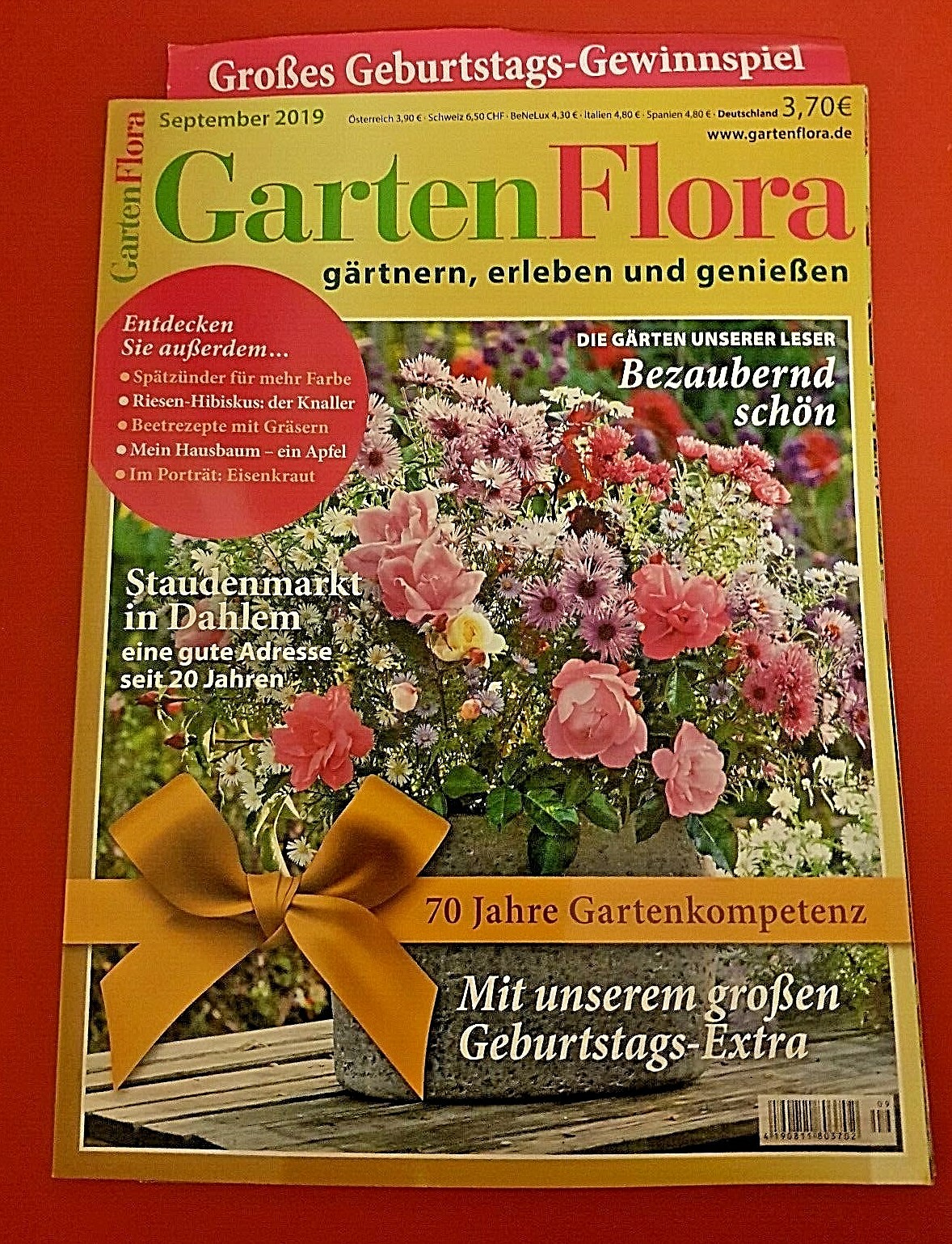 Garten Flora 09 2019 70 Jahre Gartenkompetenz Ungelesen Gunstig Kaufen Ebay