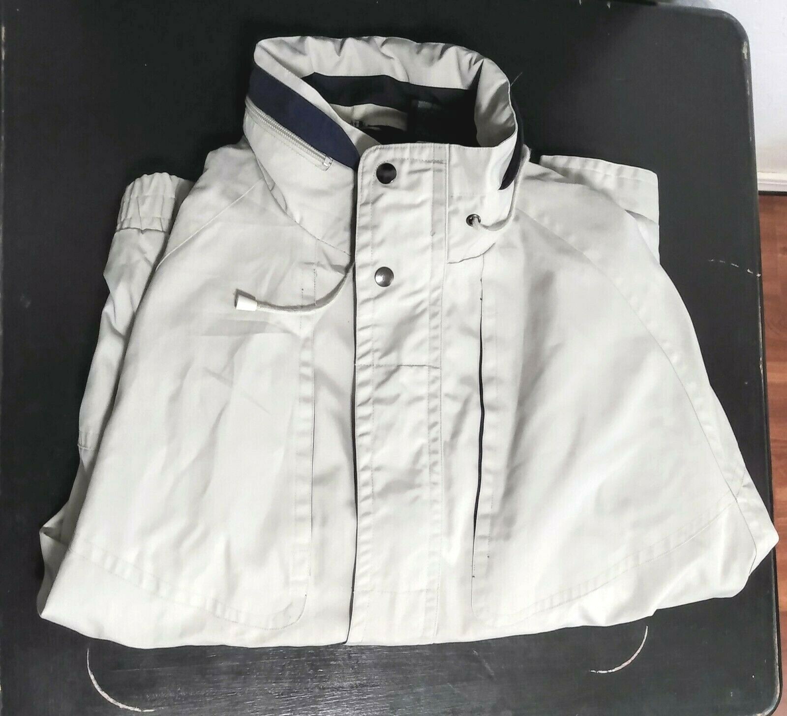 JOHN BLAIR RAIN JACKET HIDEAWAY HOOD MULTIPLE POCKETS… Gem