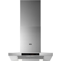 AEG 6000 Series 60cm Pyramid Chimney Cooker Hood - Stainless Steel DKB5660HM