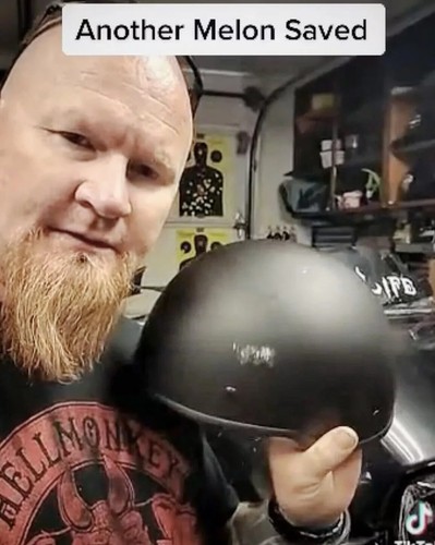 REAL Crazy Al's/ WSB World's Smallest Lightest FLAT BLACK- DOT German Helmet - Picture 12 of 12