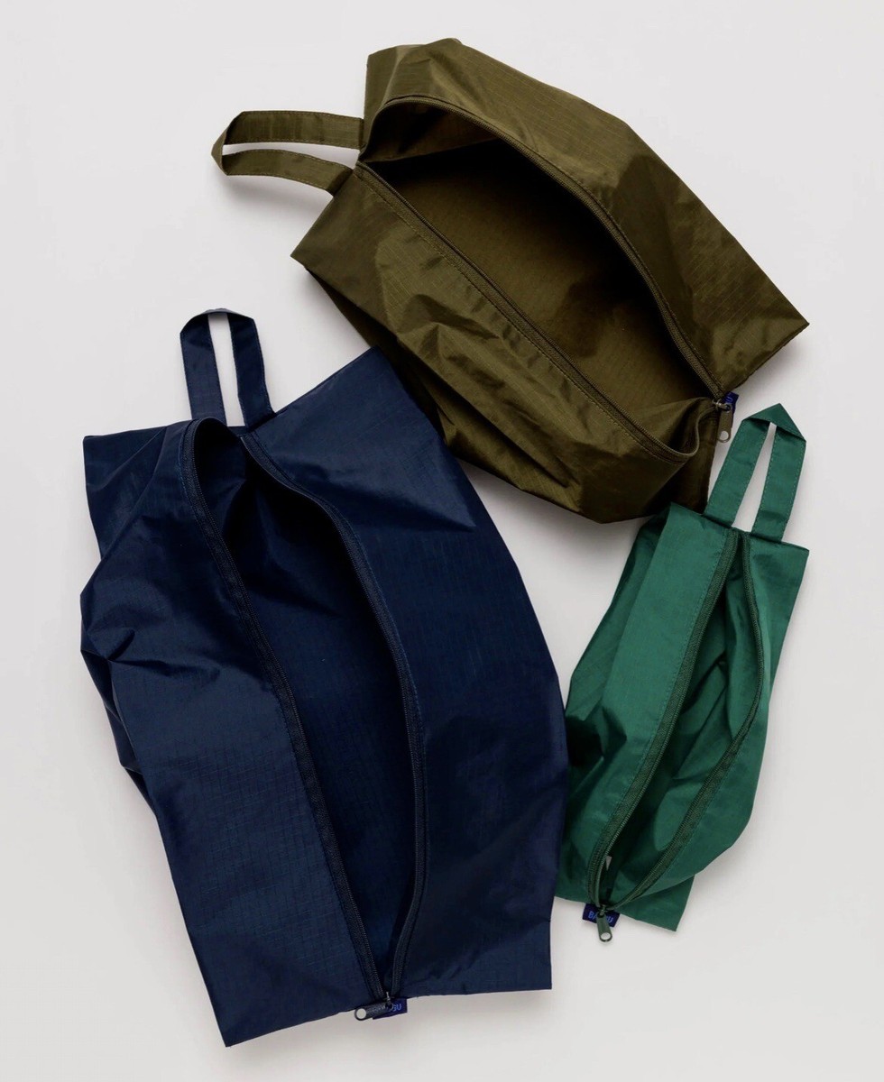 新品未使用】BAGGU/3Dジップセット/マリン柄 Baggu 3D Zip Bag