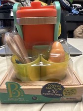 B. toys Wooden Coffee Maker Set - Caf  au Play Kid's Pretend Play