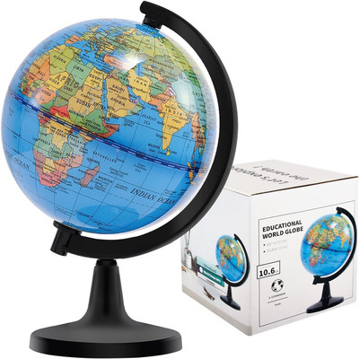 World Globe for Kids Learning Educational Rotating World Map Globes Mini Size