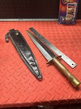18" Dagger Including Handle from Pakistan with leather sheath