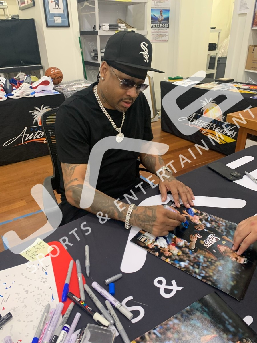 Allen Iverson autographed signed 11x14 photo Philadelphia 76ers