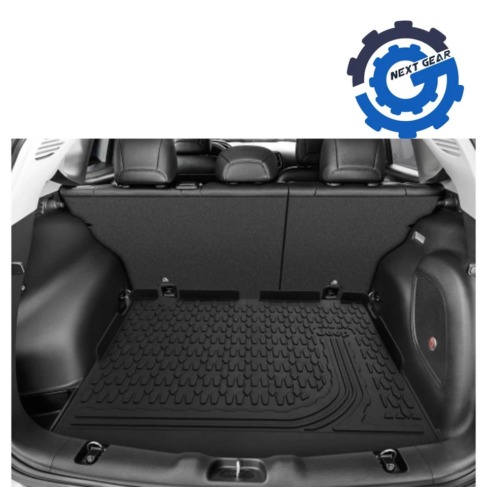 Nueva bandeja alfombrilla de carga de goma para todo clima Mopar 2017-2023 Jeep Compass 82214666 OEM Foto 2 de 2