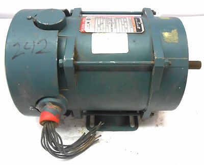 RELIANCE DUTYMASTER AC MOTOR P56G24375-RC, TYPE P, 1 HP, 3 PH, 230/460 VOLTS
