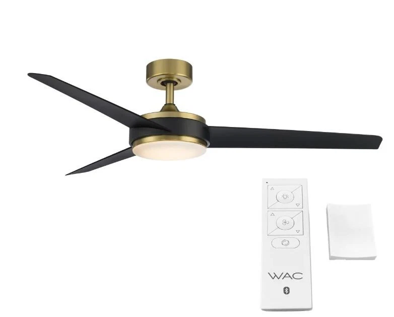 WAC Lighting 54 in. 3000K Integrated LED Indoor/Outdoor Ceiling Fan F-054L-SB/MB - Image 2 of 4
