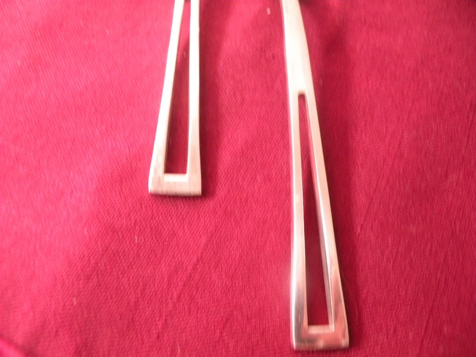 Set Of 2 Towle Supreme APERTO 18/8 Stainless Teaspoons Flatware Japan 6" - Image 3 of 4