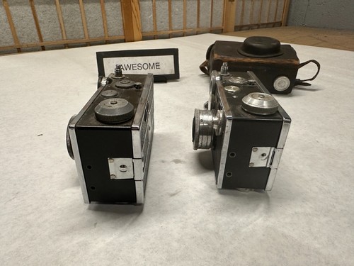 2x Vintage Argus C3 f/3.5 Objektiv 50mm M Filmkamera mit Ledertasche UNGETESTET ZWEI - Bild 6 von 8