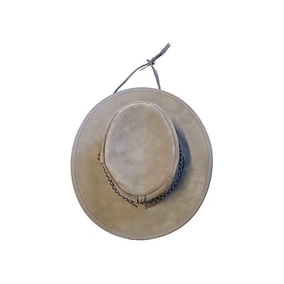 Monterey Bay Sirocco Sun Hat Suede Leather Crushable  display picture 2