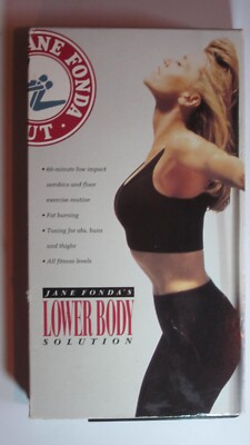 Jane Fonda Workout VHS Exercise Fitness Video Lower Body Solution