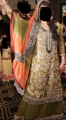 mehndi dress bridal / Asian Clothes 