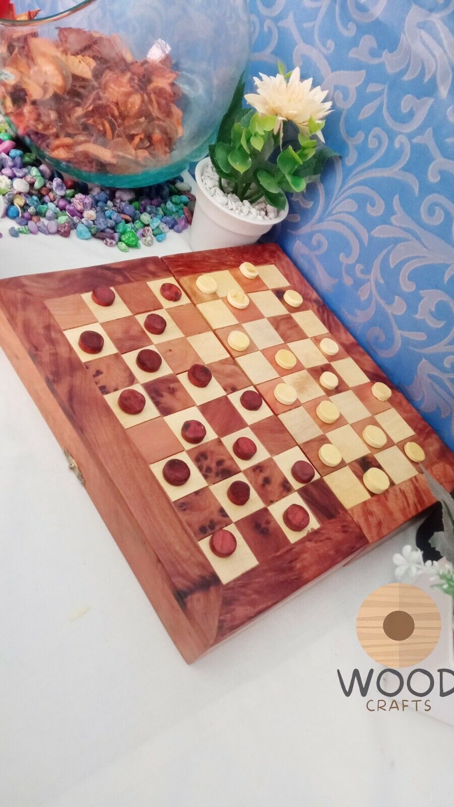 Dama Game: Turkish Draughts Checkers Variant Handcrafted 