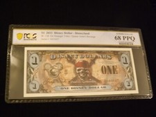 2011      $1   On Stranger Tides      Queen Annes Revenge       PCGS  68 PPQ