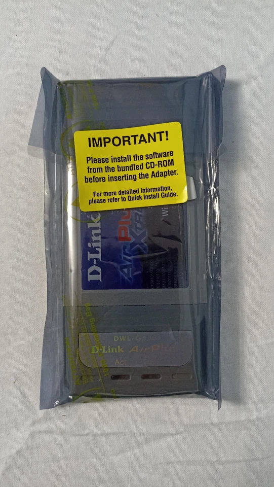 D-Link AirPlus Xtreme G+ DWL-G650+ High-Speed 2.4GHz Wireless Cardbus Adapter - Image 2 of 4