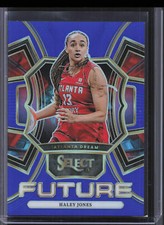 2024 Panini Select WNBA #20 Haley Jones Select Future Blue Prizms RG25 #/49
