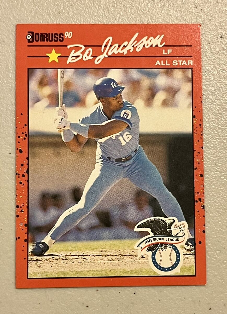 1990 Donruss Bo Jackson All Star #650 Baseball Card Rare 5 1990 Donruss Bo Jackson All Star #650 Baseball Card Rare 5