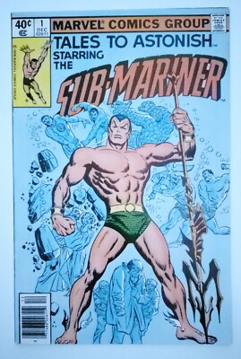 Tales To Astonish Sub Mariner #1 KEY Marvel Comic December 1979 Bronze Age