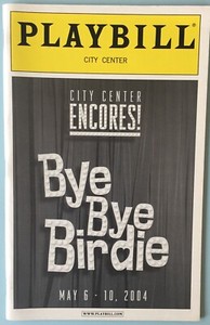 Bye Bye Birdie Playbill Karen Ziemba Daniel Jenkins Victoria Clark Doris Roberts Ebay