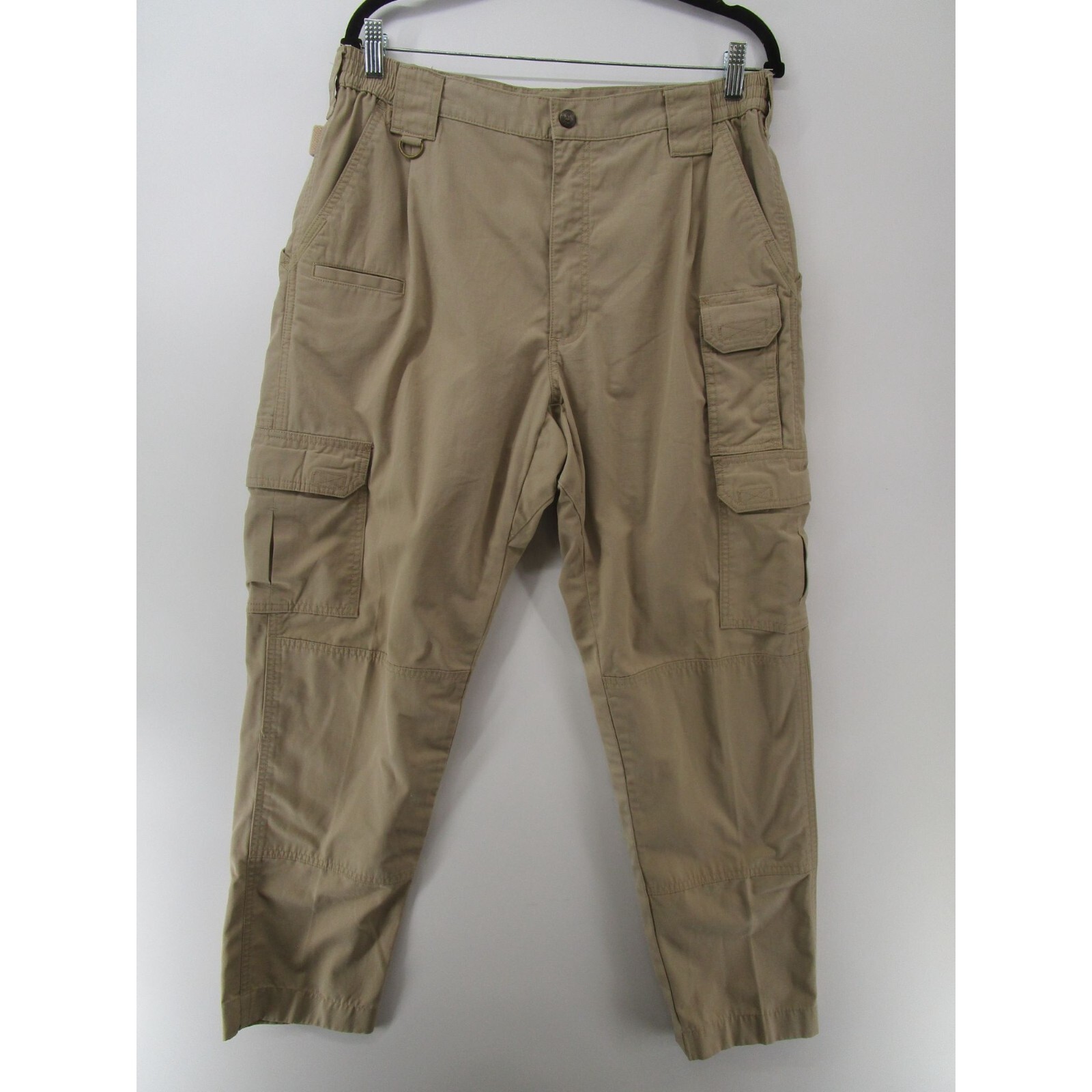 5.11 Tactical Mens 36x36 Straight Leg Pleated Outdoor Cargo Pants Khaki