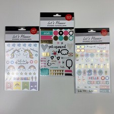 Sticker Lot For Planner Scrapbooking Craft Hobby Multi Stickers