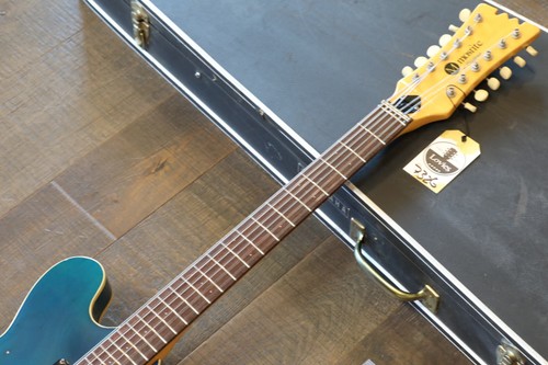 Vintage! 1967 Mosrite Celebrity XII 12-String Hollowbody Guitar Blue + Case - Picture 3 of 21