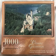 Classic Treasures Neuschwanstein Castle Germany 1000 Piece Jigsaw Puzzle