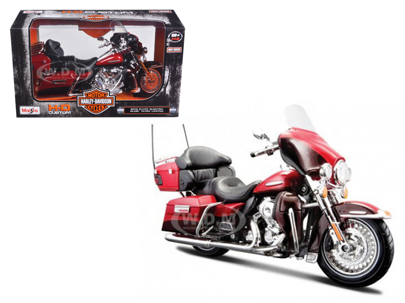 2013 HARLEY DAVIDSON FLHTK ELECTRA GLIDE ULTRA LIMITED RED 1/12 BY