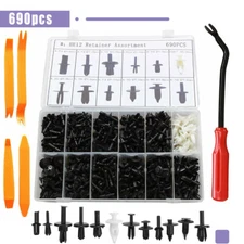 12 Sizes Door Removal Pliers Tool And Car Push Pin Rivet Trim Clip 690PCS 