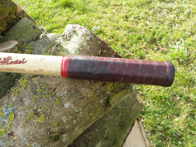 Raquette De Tennis En Bois Vintage Zéphyr 69x22cm Avec Presse