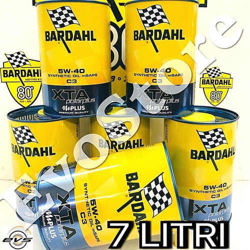 10 Litri Bardahl XTA 5W40 Acea C3 API SNCF Olio Motore Auto 100% Sintetico mplus - Foto 3 di 7