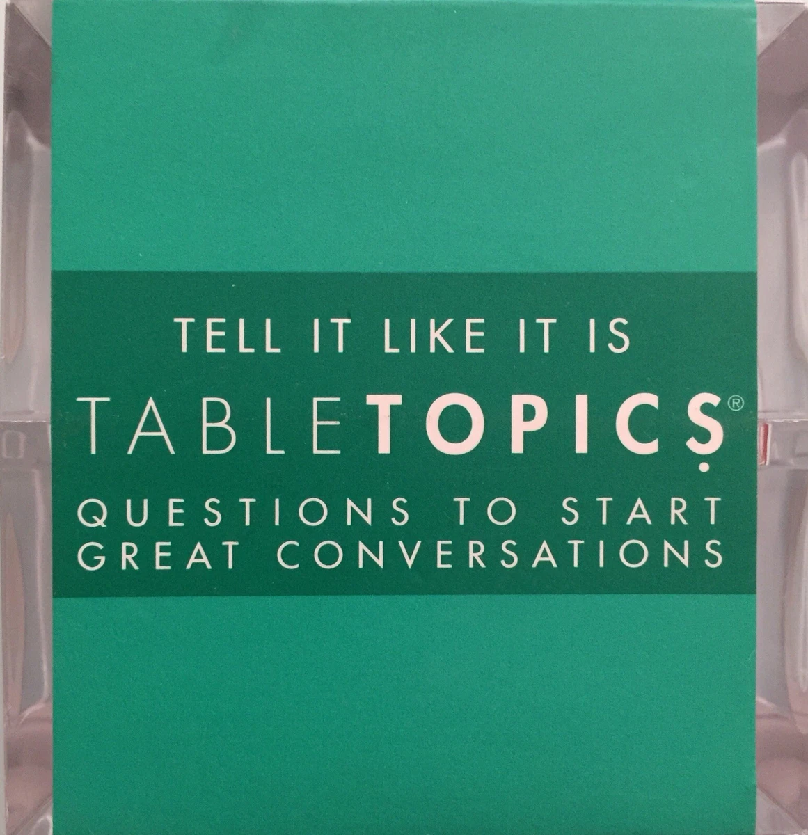 Table Topic Questions Matttroy