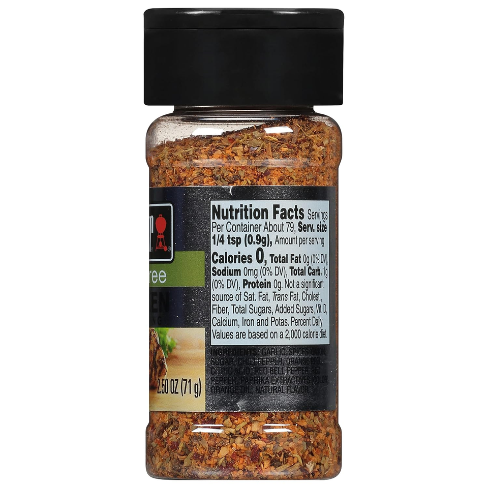 Salt Free Chicken Seasoning, 2.50 Ounce Shaker 7445049279261 eBay