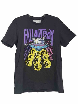 NEW Fall Out Boy TOUR T Shirt  SIZE SMALL 2024 If You Build It They Come