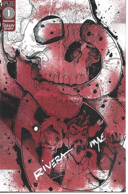 STABBITY BUNNY EMMET'S STORY #1 CHRIS HAMER VAR 2X SIGNED RIVERA/HALL SCOUT NEW