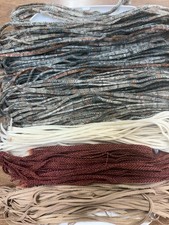 Orange Tan Gray texture -Cut Size 4 - 100 Wool Fabric for Rug Hooking