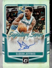 2024-25 OPTIC SIGNATURE SERIES HOLO AUTO DAQUAN JEFFRIES HORNETS