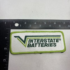 Vtg Battery Interstate Batteries Patch Companybusiness 58c4