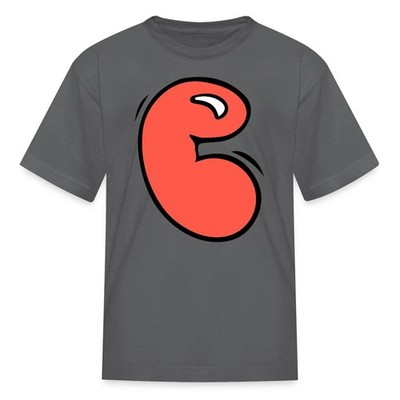 Graffiti Monogram Letter C with Chubby Bubblestyle Kid's T-Shirt